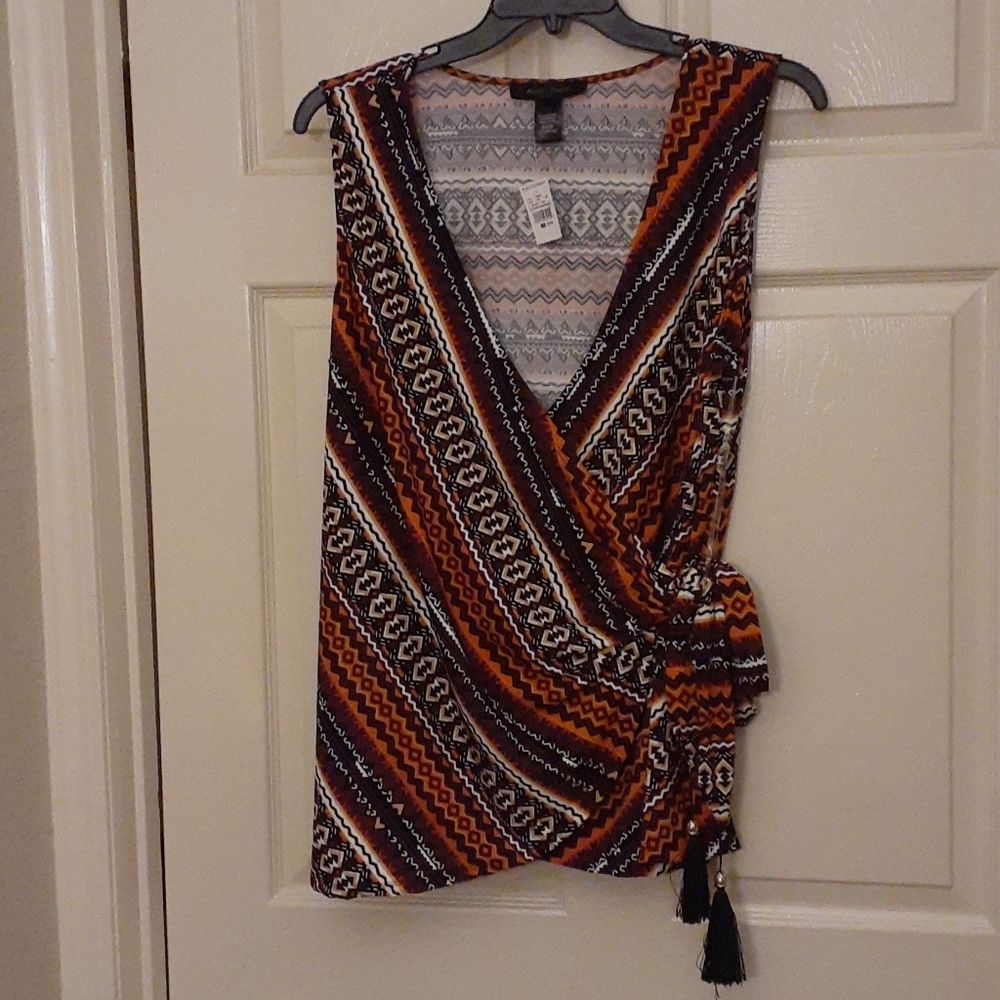 Ashley Stewart Wrap Blouse